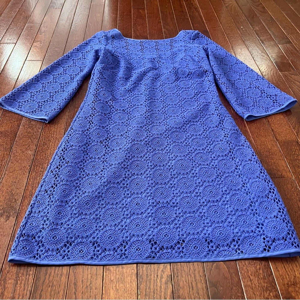 ❌SOLD Lilly Pulitzer Topanga crochet lace dress in purple - Picture 12 of 15